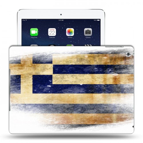 Дизайнерский пластиковый чехол для Ipad (2017) флаг греции