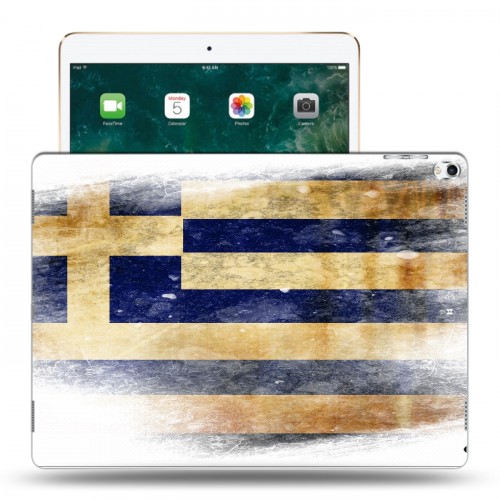 Дизайнерский пластиковый чехол для Ipad Pro 12.9 (2017) флаг греции