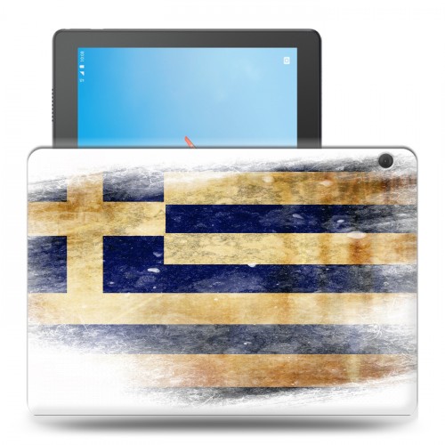 Дизайнерский силиконовый чехол для Lenovo Tab M10 флаг греции