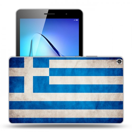 Дизайнерский силиконовый чехол для Huawei MediaPad T3 8 флаг греции