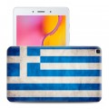 Дизайнерский силиконовый чехол для Samsung Galaxy Tab A 8.0 (2019) флаг греции