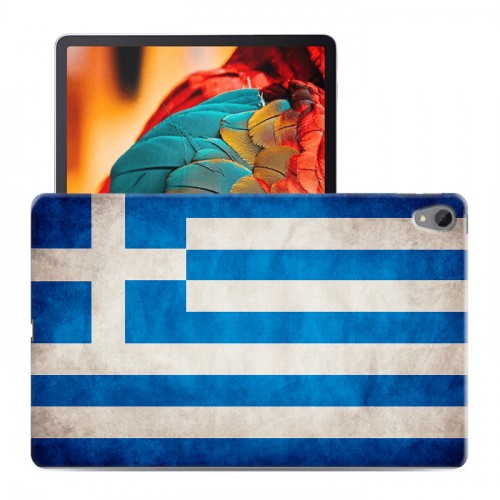 Дизайнерский силиконовый чехол для Lenovo Tab P11 флаг греции
