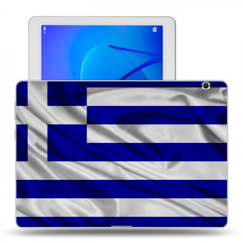 Дизайнерский силиконовый чехол для Huawei MediaPad T3 10 флаг греции
