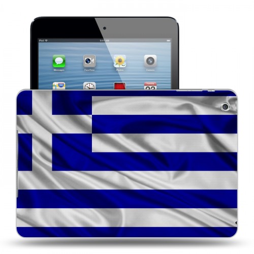Дизайнерский пластиковый чехол для Ipad Mini флаг греции