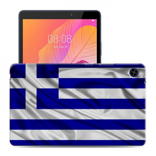 Дизайнерский силиконовый чехол для Huawei MatePad T8 флаг греции