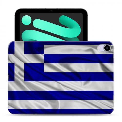 Дизайнерский силиконовый с усиленными углами чехол для Ipad Mini (2021) флаг греции