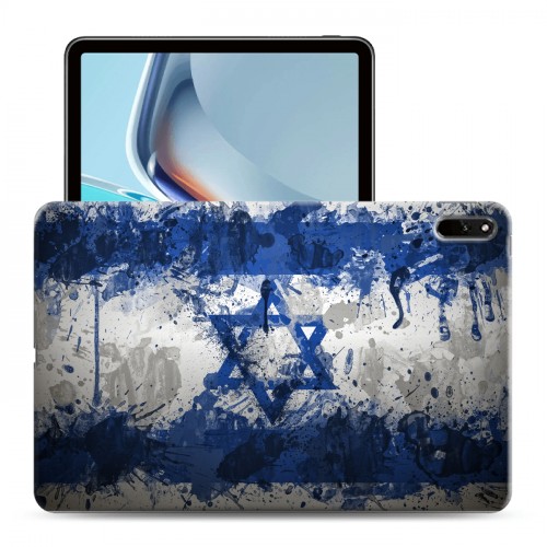 Дизайнерский силиконовый чехол для Huawei MatePad 11 (2021) флаг Израиля