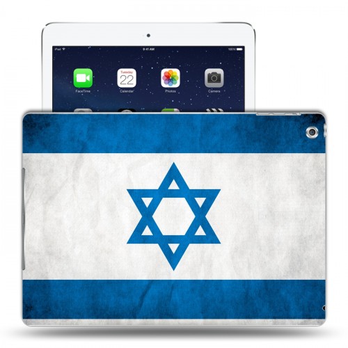 Дизайнерский пластиковый чехол для Ipad (2017) флаг Израиля
