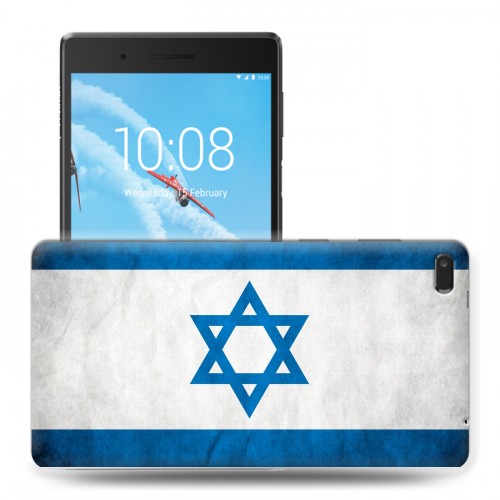 Дизайнерский силиконовый чехол для Lenovo Tab 4 7 флаг Израиля