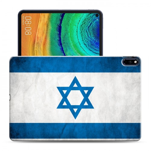 Дизайнерский силиконовый чехол для Huawei MatePad Pro флаг Израиля