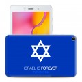 Дизайнерский силиконовый чехол для Samsung Galaxy Tab A 8.0 (2019) флаг Израиля