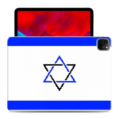 Дизайнерский силиконовый с усиленными углами чехол для Ipad Pro 11 (2020) флаг Израиля