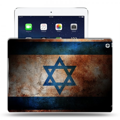 Дизайнерский пластиковый чехол для Ipad (2017) флаг Израиля