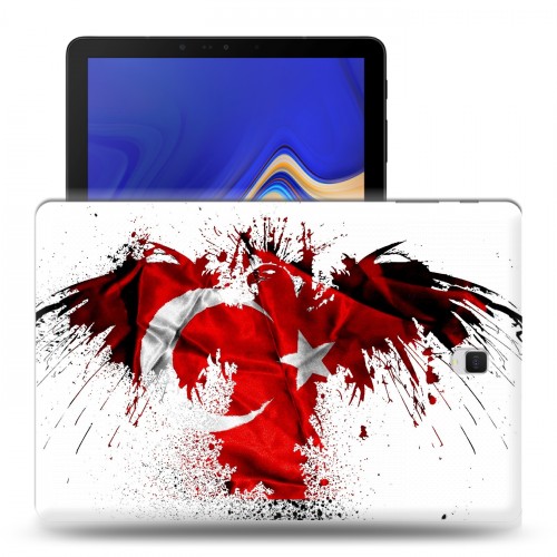 Дизайнерский силиконовый чехол для Samsung Galaxy Tab S4 флаг турции