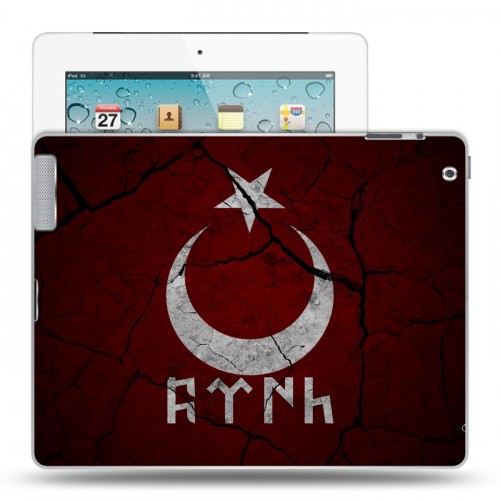 Дизайнерский пластиковый чехол для Ipad 2/3/4 флаг турции