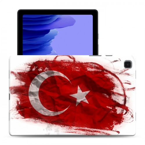 Дизайнерский силиконовый чехол для Samsung Galaxy Tab A7 10.4 (2020) флаг турции