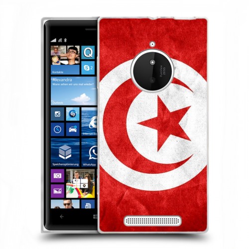 Дизайнерский пластиковый чехол для Nokia Lumia 830 флаг турции