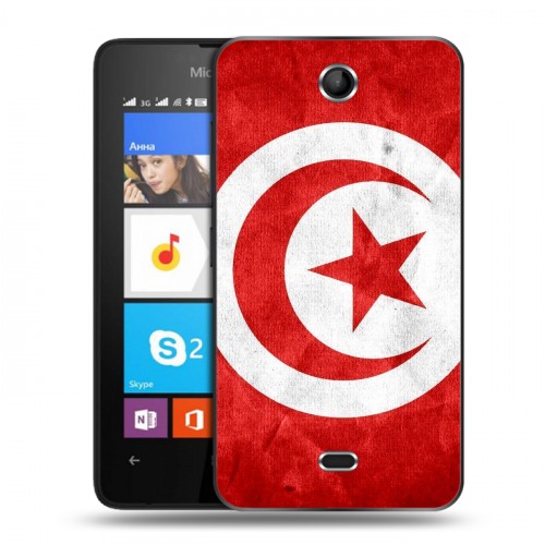Дизайнерский силиконовый чехол для Microsoft Lumia 430 Dual SIM флаг турции