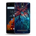 Дизайнерский силиконовый чехол для Wileyfox Storm Абстракции Фрактал