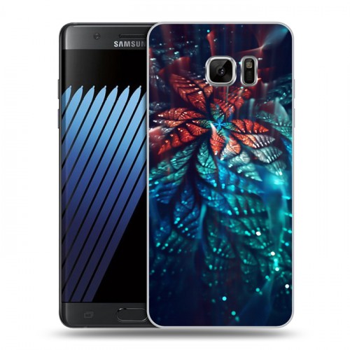 Дизайнерский пластиковый чехол для Samsung Galaxy Note 7 Абстракции Фрактал