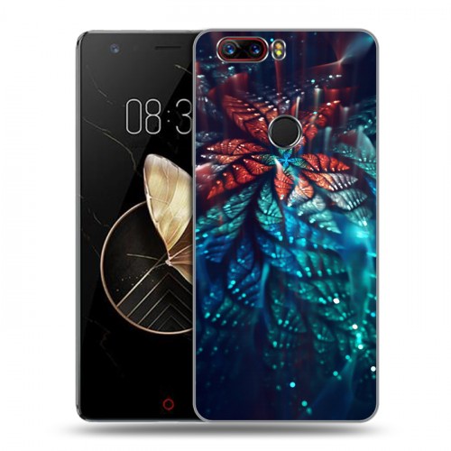 Дизайнерский пластиковый чехол для ZTE Nubia Z17 Абстракции Фрактал