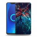 Дизайнерский силиконовый чехол для Alcatel 5V Абстракции Фрактал