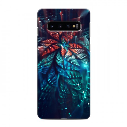 Дизайнерский силиконовый чехол для Samsung Galaxy S10 Абстракции Фрактал