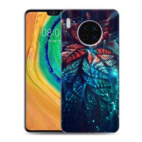 Дизайнерский пластиковый чехол для Huawei Mate 30 Абстракции Фрактал