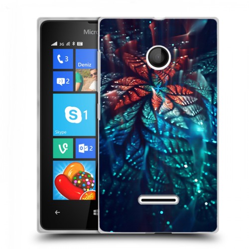 Дизайнерский пластиковый чехол для Microsoft Lumia 435 Абстракции Фрактал