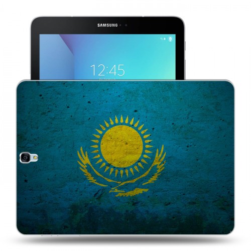 Дизайнерский силиконовый чехол для Samsung Galaxy Tab S3 флаг Казахстана