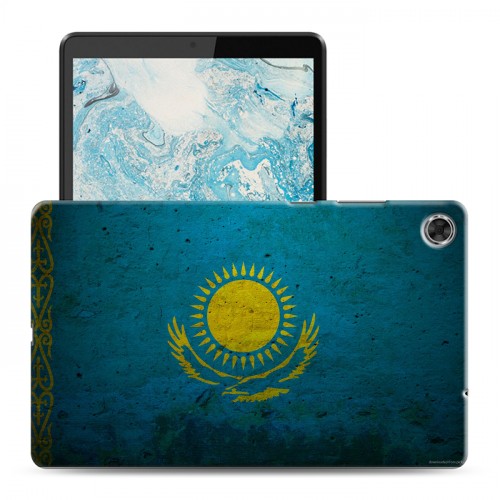 Дизайнерский силиконовый чехол для Lenovo Tab M8 флаг Казахстана
