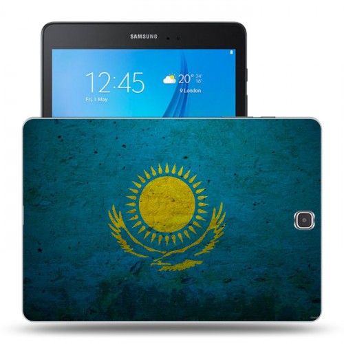 Дизайнерский силиконовый чехол для Samsung Galaxy Tab A 9.7 флаг Казахстана