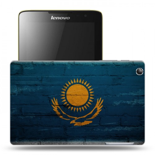 Дизайнерский силиконовый чехол для Lenovo IdeaTab A5500 флаг Казахстана