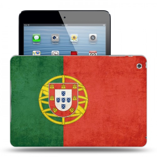 Дизайнерский силиконовый чехол для Ipad Mini флаг Португалии