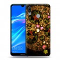 Дизайнерский пластиковый чехол для Huawei Y6 (2019) Абстракции Фрактал