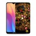 Дизайнерский силиконовый с усиленными углами чехол для Xiaomi RedMi 8A Абстракции Фрактал