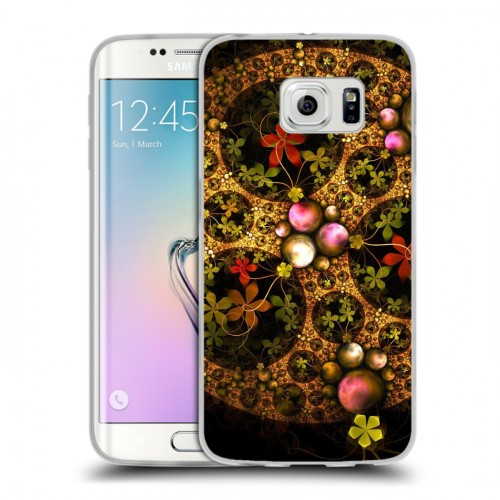 Дизайнерский пластиковый чехол для Samsung Galaxy S6 Edge Абстракции Фрактал
