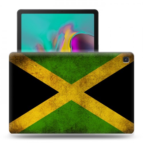 Дизайнерский силиконовый чехол для Samsung Galaxy Tab S5e флаг Ямайки