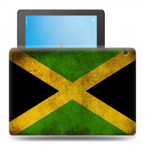Дизайнерский силиконовый чехол для Lenovo Tab M10 флаг Ямайки