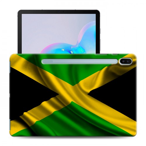 Дизайнерский силиконовый чехол для Samsung Galaxy Tab S6 флаг Ямайки