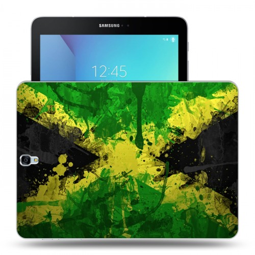 Дизайнерский силиконовый чехол для Samsung Galaxy Tab S3 флаг Ямайки