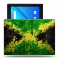 Дизайнерский силиконовый чехол для Lenovo Tab 4 10 Plus флаг Ямайки