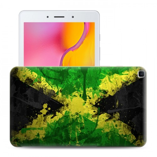 Дизайнерский силиконовый чехол для Samsung Galaxy Tab A 8.0 (2019) флаг Ямайки