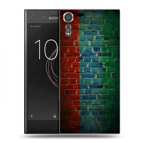 Дизайнерский пластиковый чехол для Sony Xperia XZs флаг дагестана