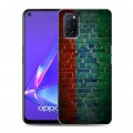 Дизайнерский пластиковый чехол для OPPO A52 флаг дагестана