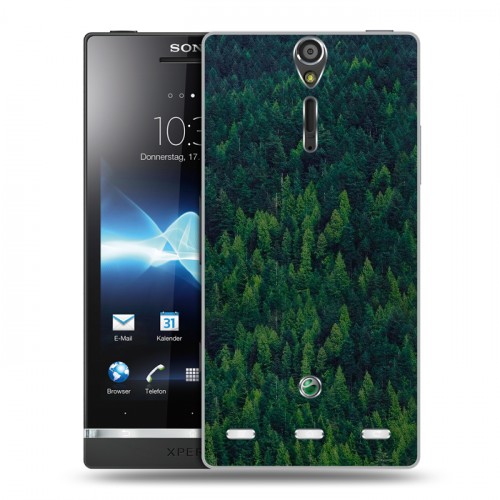 Дизайнерский пластиковый чехол для Sony Xperia S лес