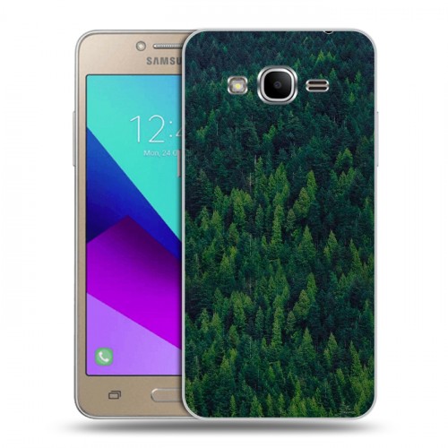 Дизайнерский силиконовый с усиленными углами чехол для Samsung Galaxy J2 Prime лес