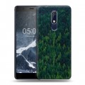 Дизайнерский пластиковый чехол для Nokia 5.1 лес