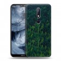 Дизайнерский силиконовый чехол для Nokia 6.1 Plus лес