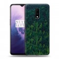 Дизайнерский пластиковый чехол для OnePlus 7 лес